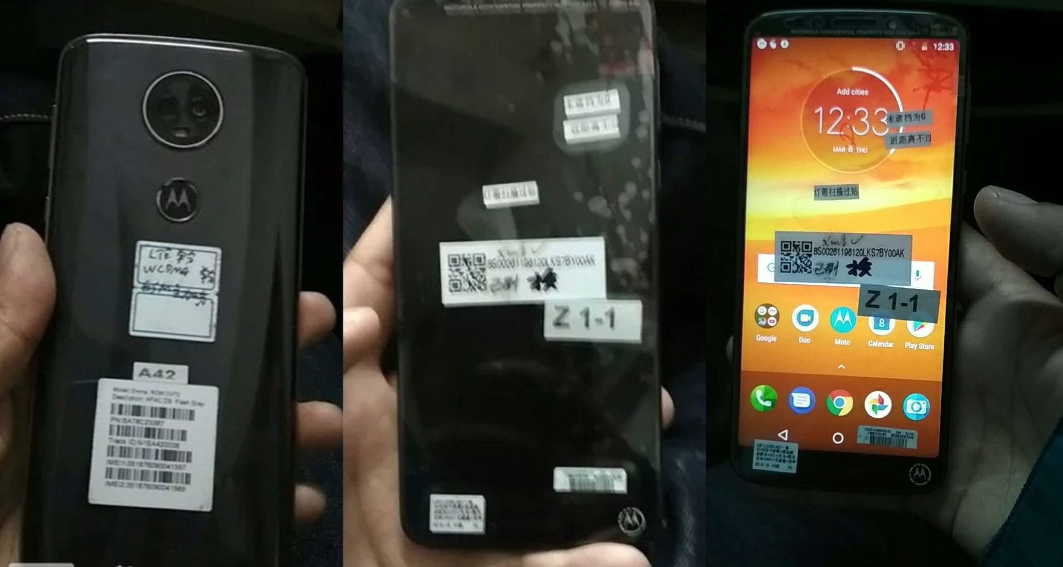 Moto E5 Plus leaked in images