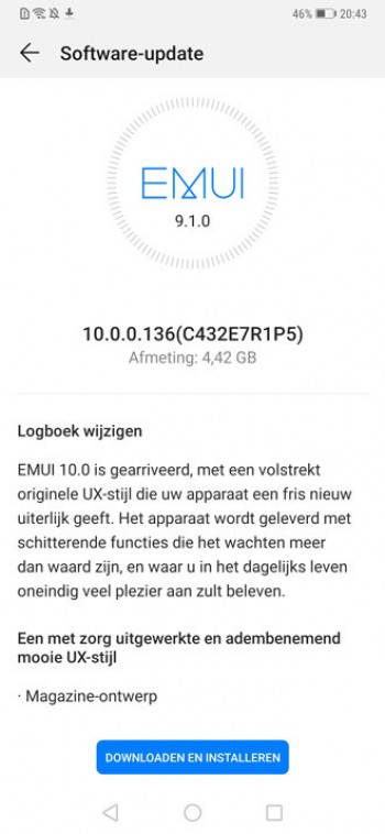 Mate 20 Android 10 Update
