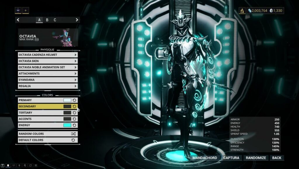 Octavia Warframe