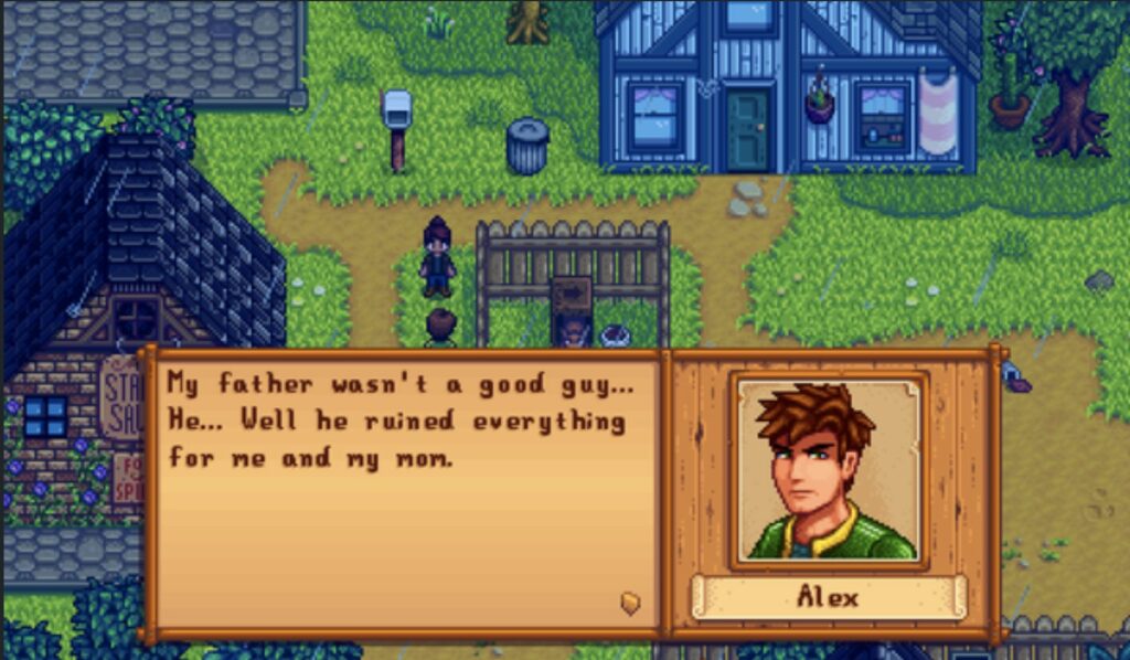 Stardew Valley Alex Heart Event