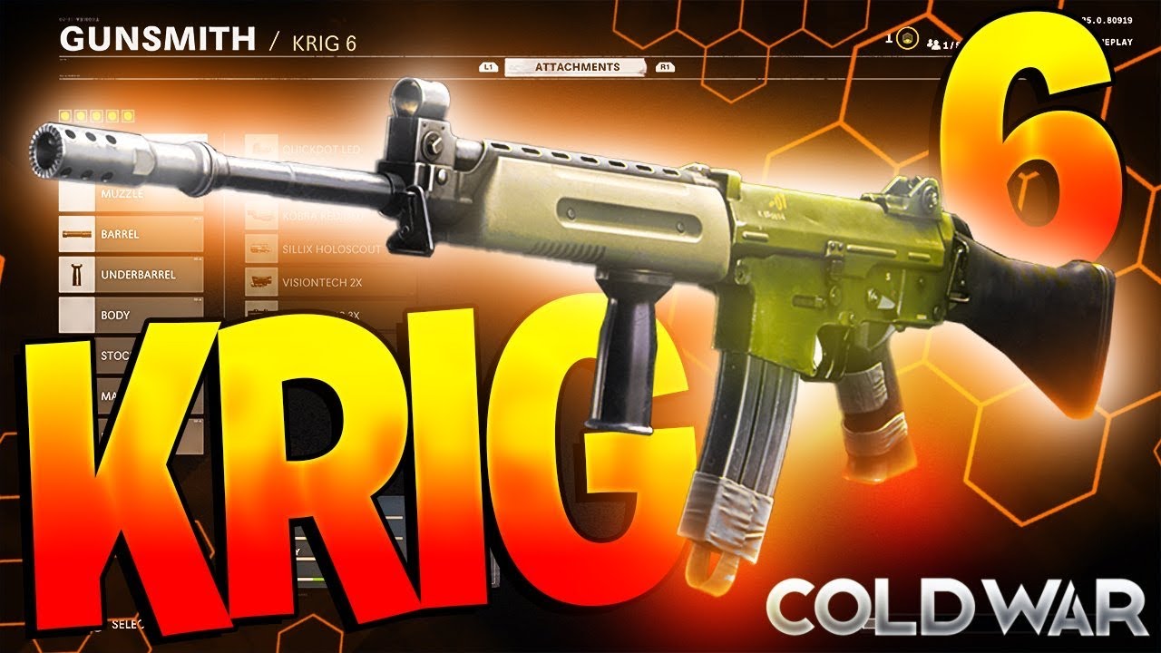 Best Guns In Cold War: Krig 6