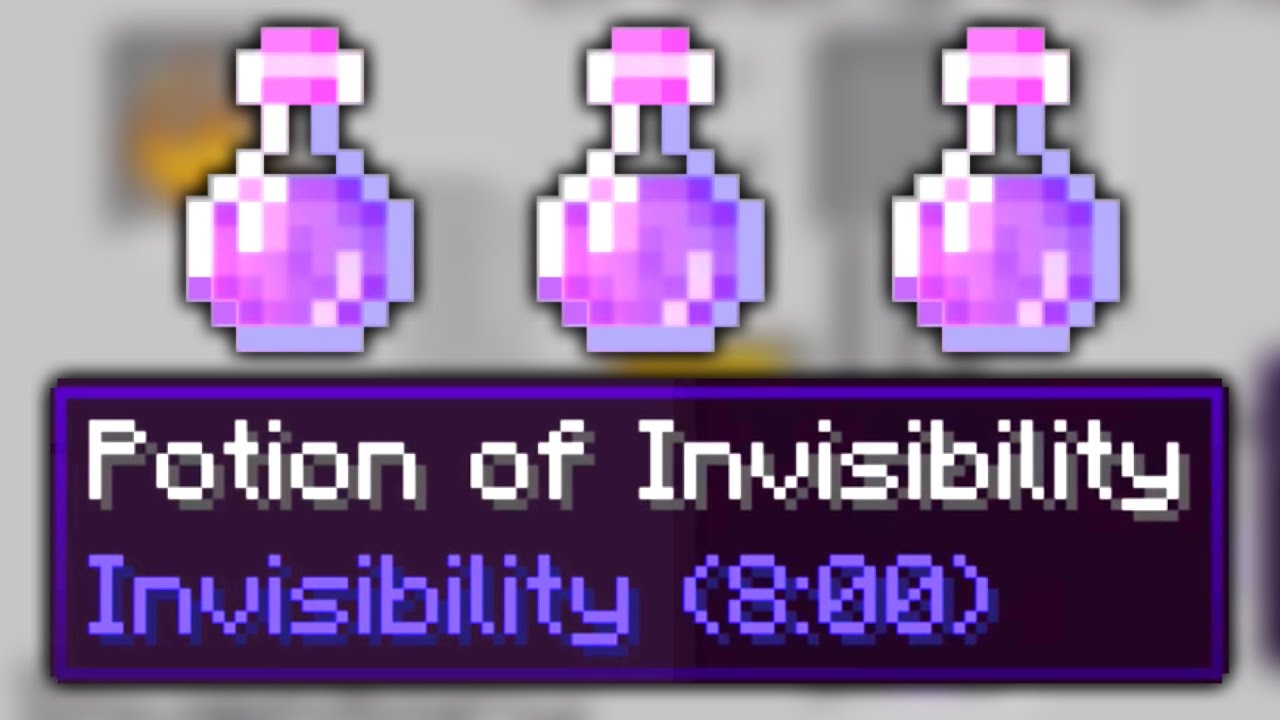 Minecraft Invisibility Potion