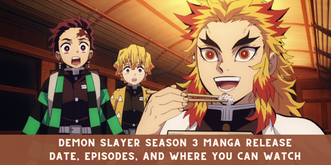 Demon Slayer Season 3 Manga Release Date, Episodes, and Where You Can Watch