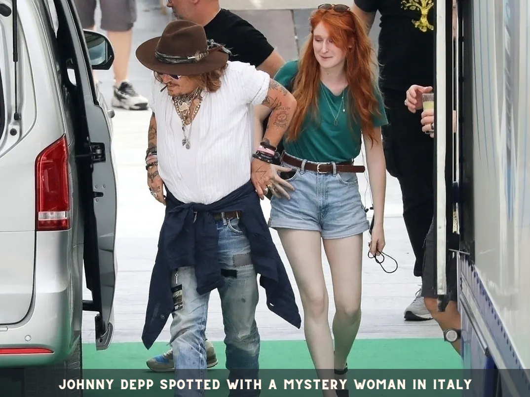 Johnny Depp spotted with a Mystery Woman in Italy