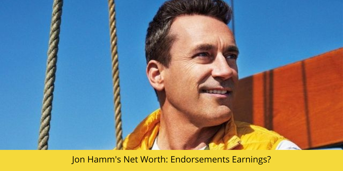 Jon Hamm's Net Worth: Endorsements Earnings?