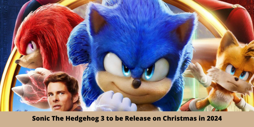 Sonic The Hedgehog 3 to be Release on Christmas in 2024