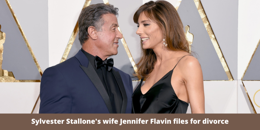 Sylvester Stallone's wife Jennifer Flavin files for divorce