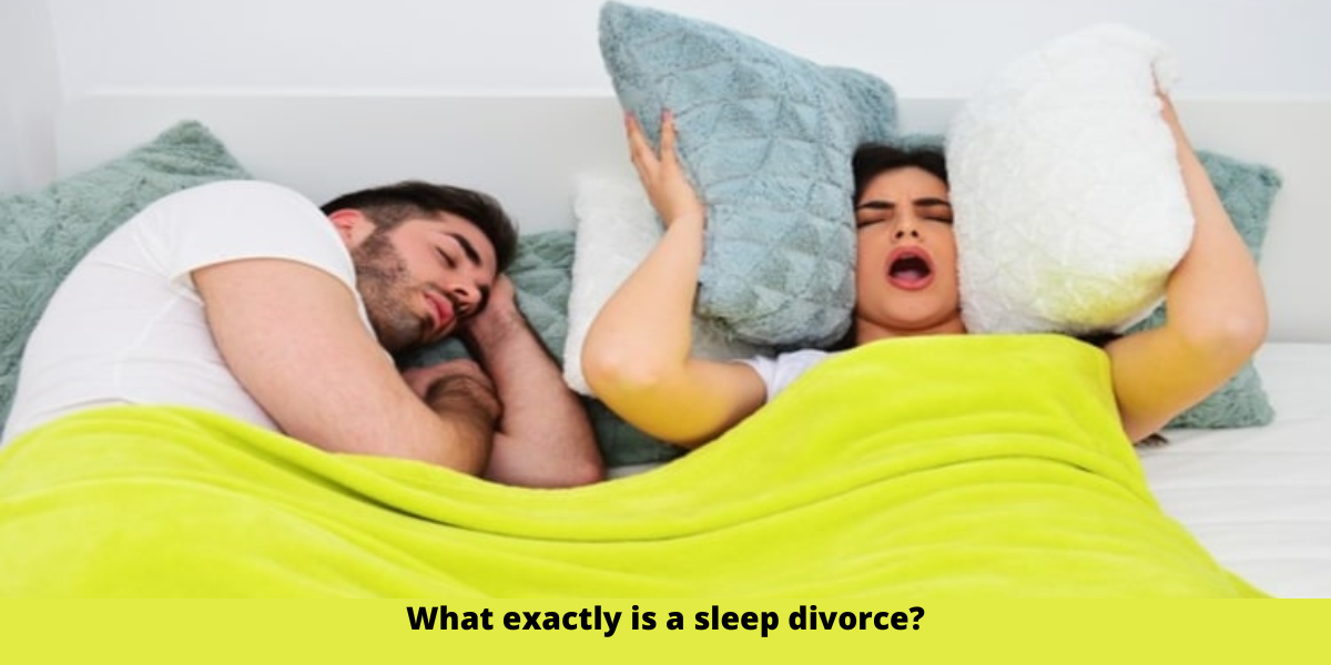 What exactly is a sleep divorce?