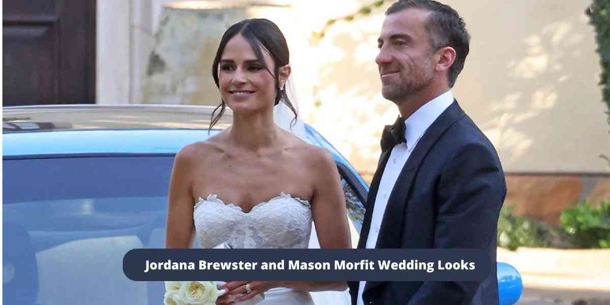 Jordana Brewster and Mason Morfit Wedding Looks