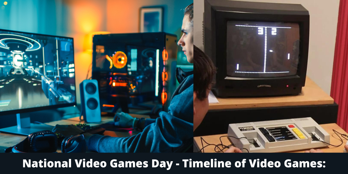 National Video Games Day - Timeline of Video Games: