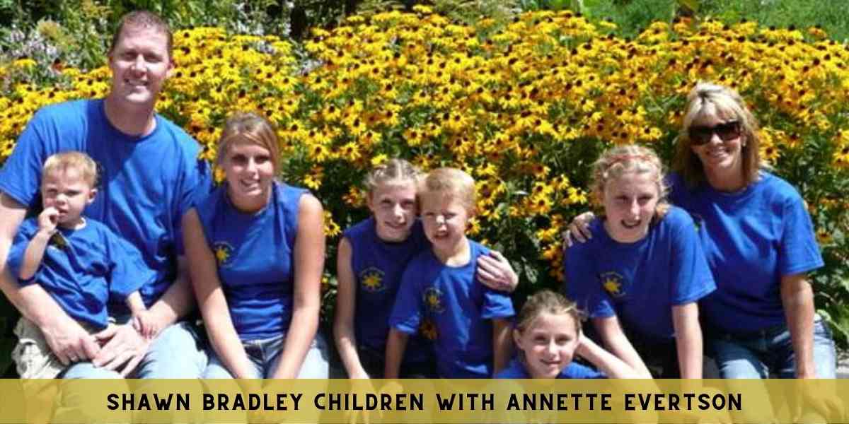 Shawn Bradley Children with Annette Evertson