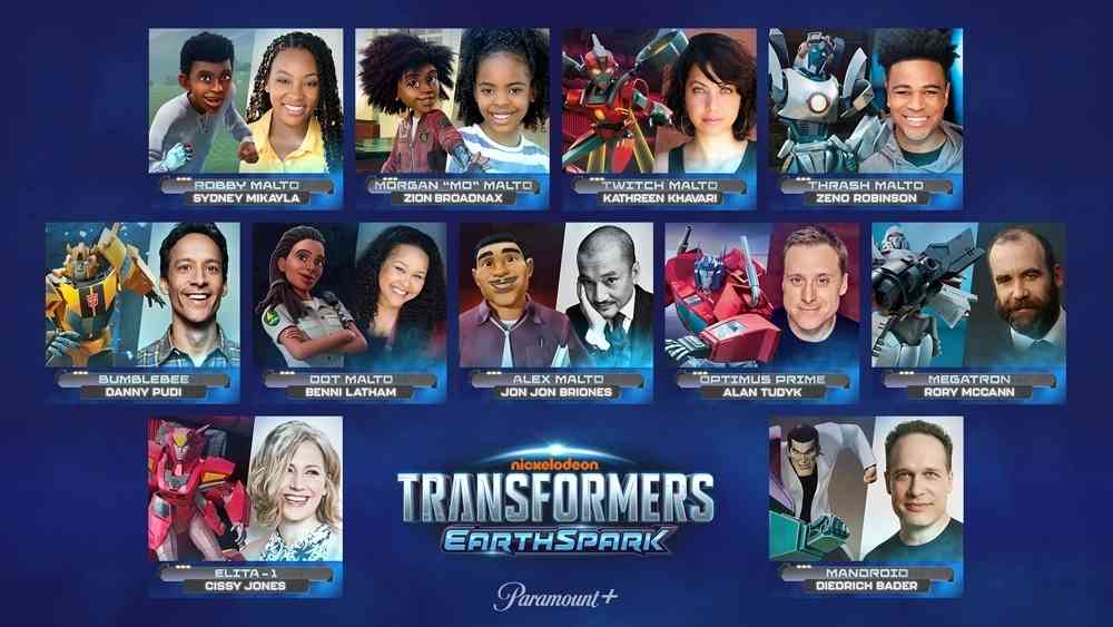 Transformers Earthspark Voice Cast