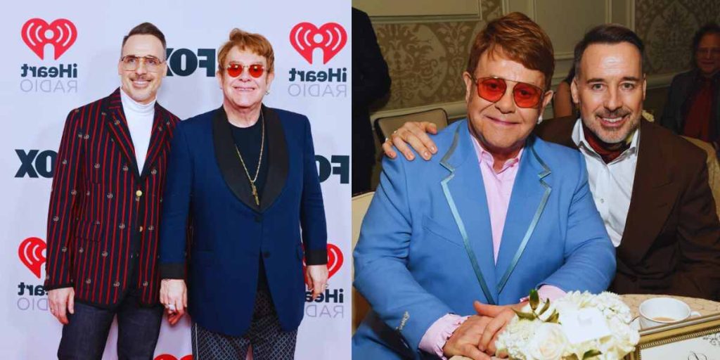 David Furnish and Elton John