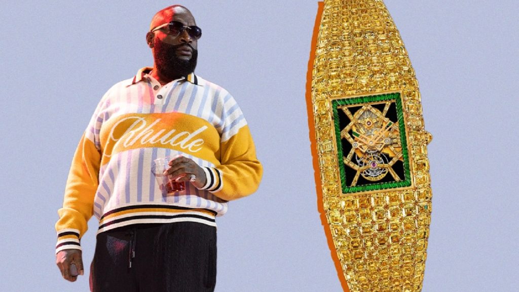 Rick Ross showed off his new watch with a price tag of $20 million