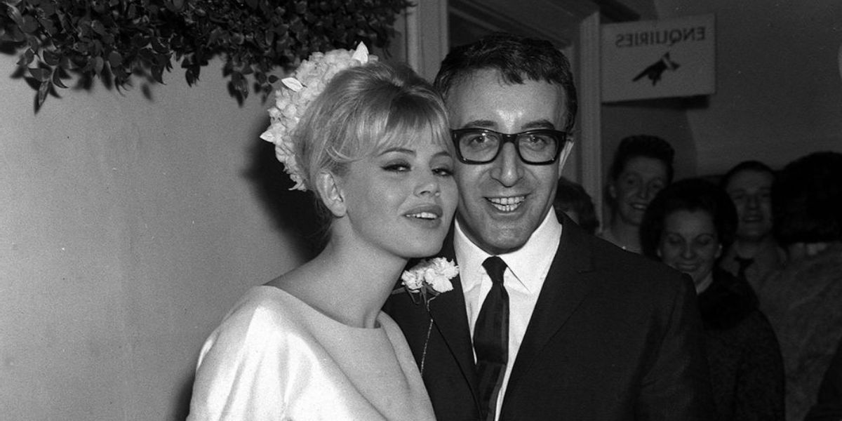 Britt Ekland and Peter Sellers