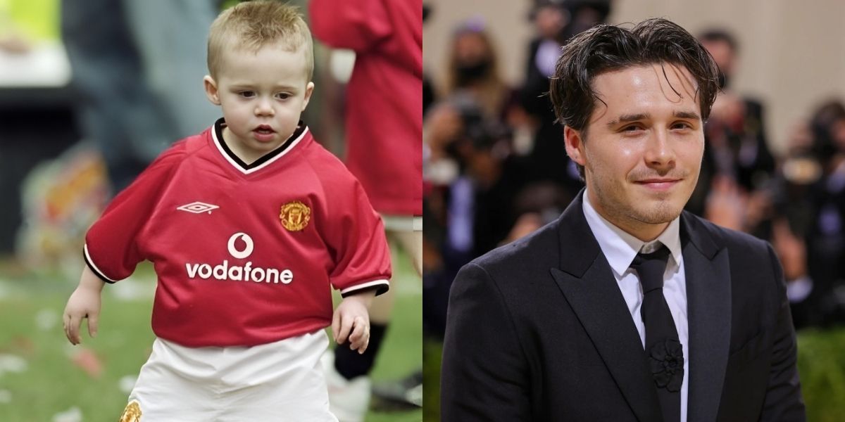 Brooklyn Beckham then and now