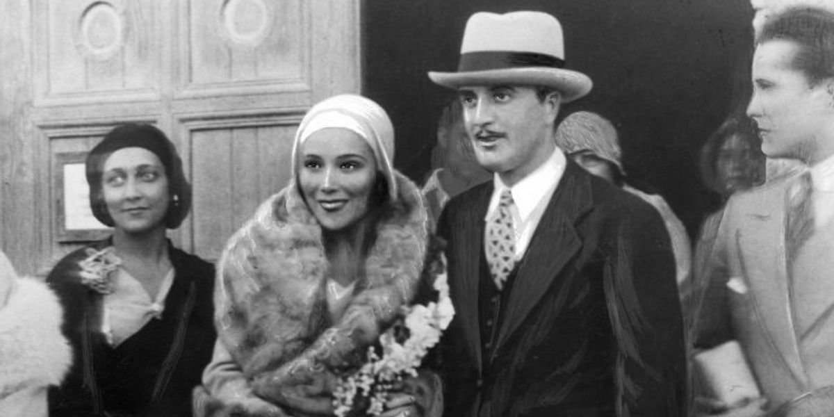 Cedric Gibbons and Dolores Del Rio