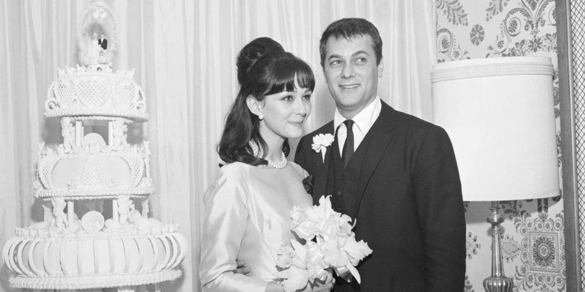 Christine Kaufmann and Tony Curtis