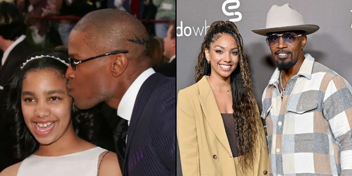 Corinne Foxx then and now