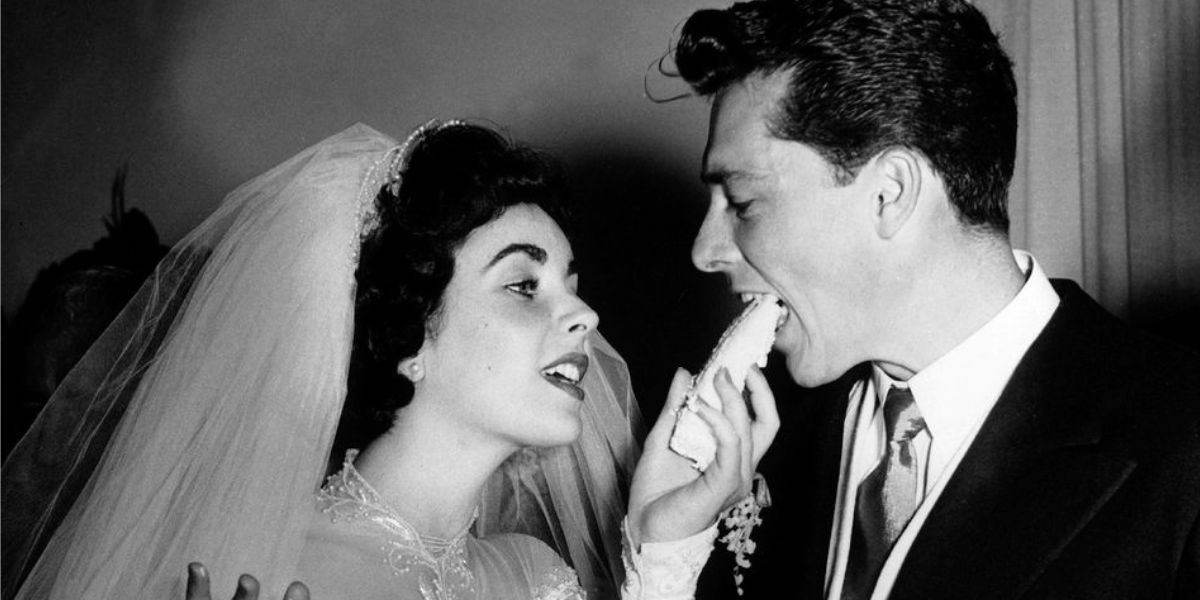 Elizabeth Taylor and Conard Hilton