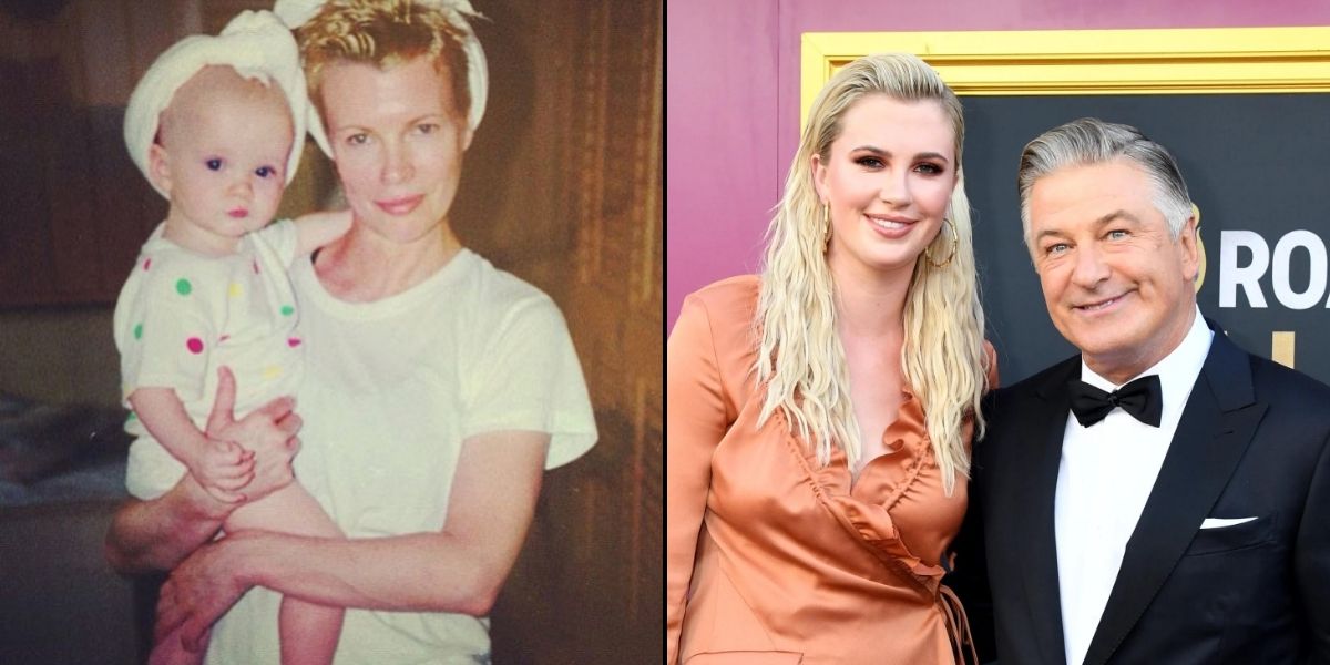 Ireland Baldwin then and now