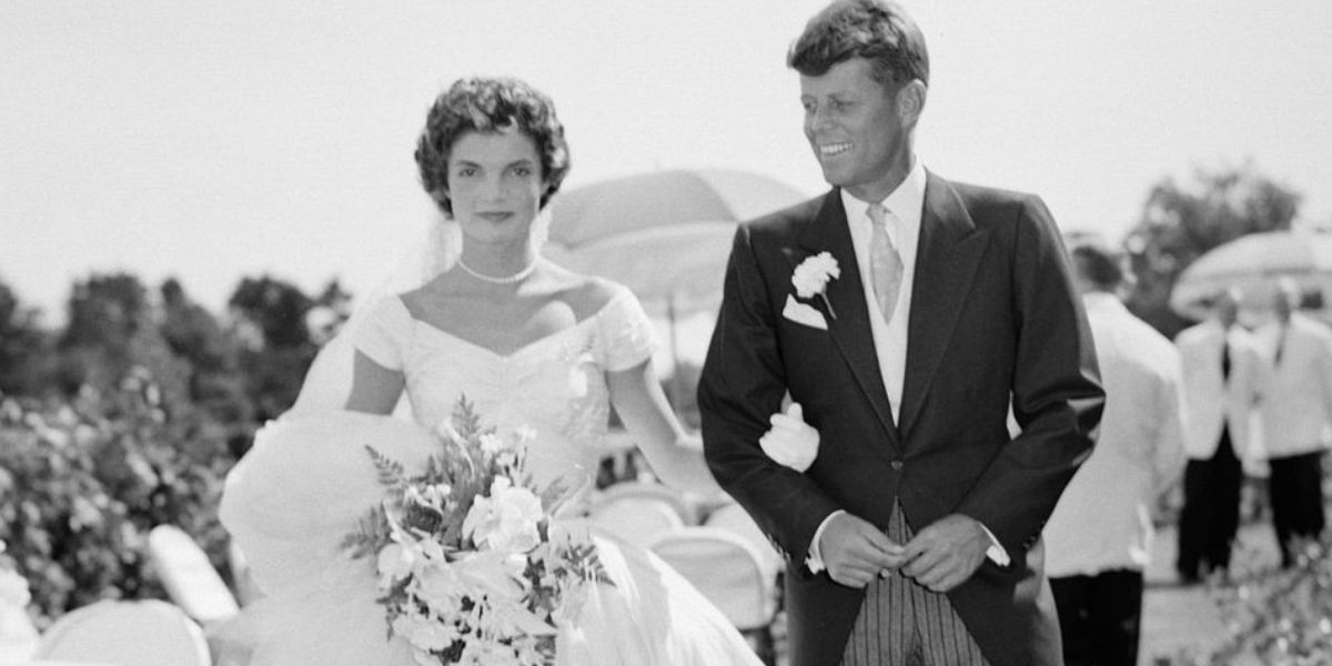 Jacqueline Bouvier and John F. Kennedy
