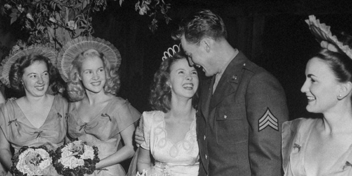 John Agar and Shirley Temple