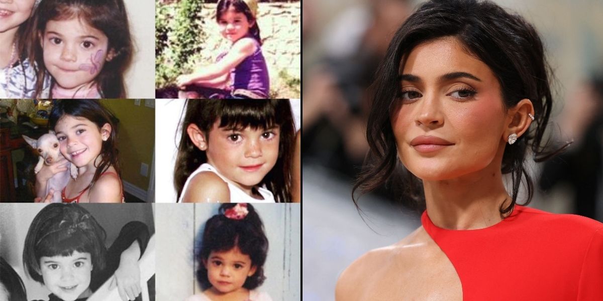 Kylie Jenner then and now