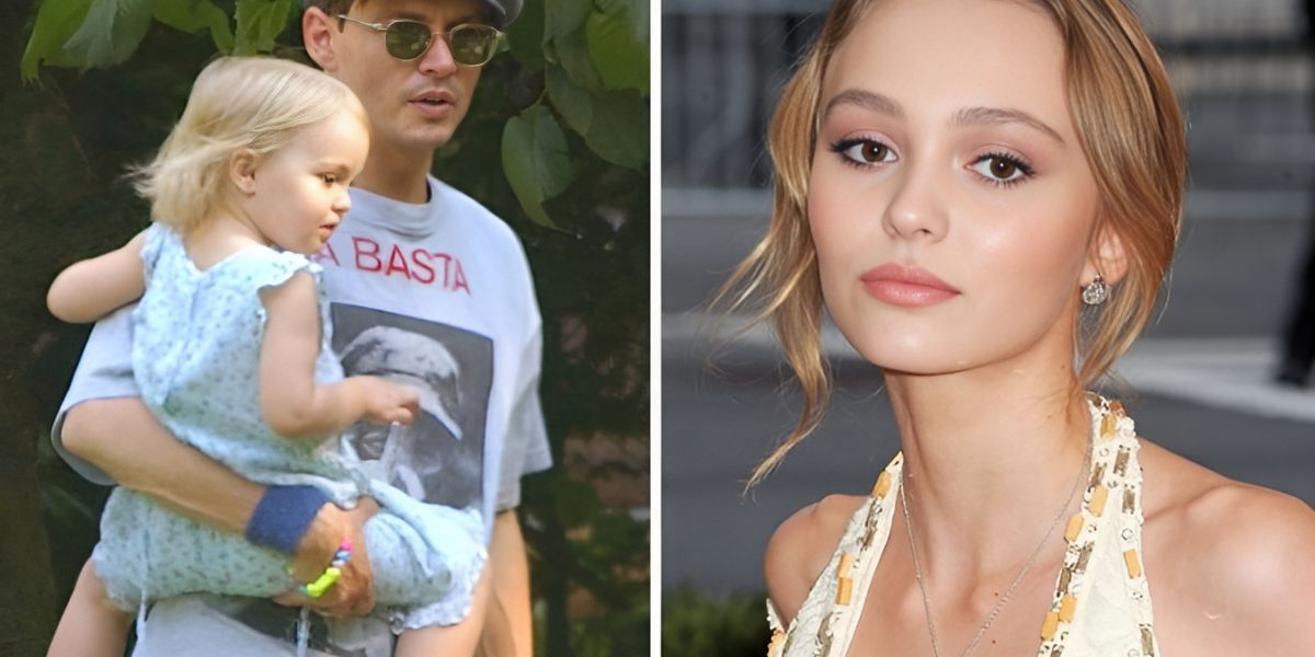 Lilly-Rose Depp then and now