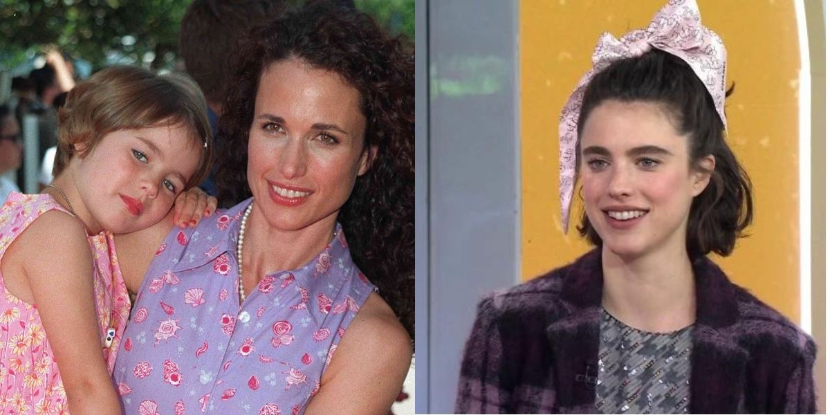 Margaret Qualley then and now