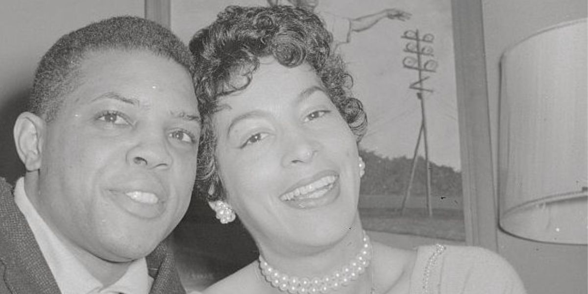 Marguerite Wendelle and Willie Mays