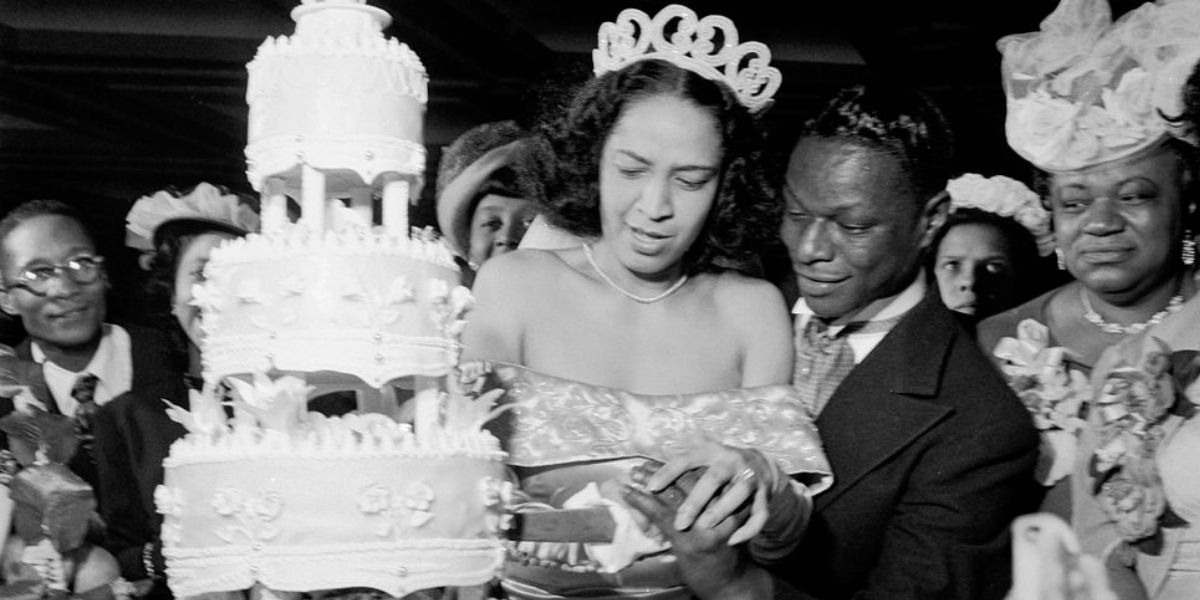 Maria Hawkins and Nat King Cole