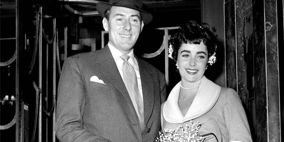 Michael Wilding and Elizabeth Taylor