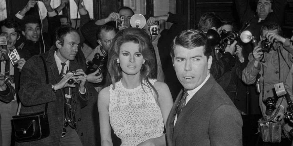 Patrick Curtis and Raquel Welch