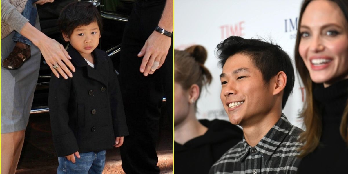 Pax Jolie-Pitt then and now