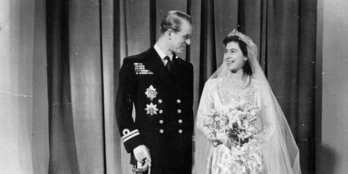 Philip Mountbatten and Princess Elizabeth