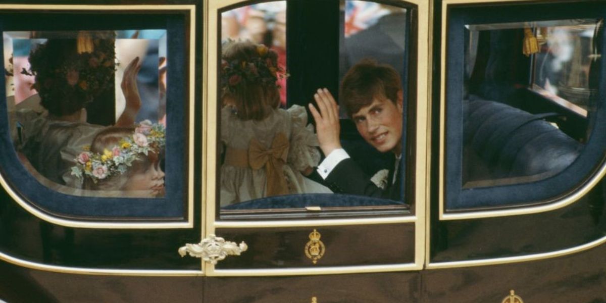 Price Edward Waves at the Crowd