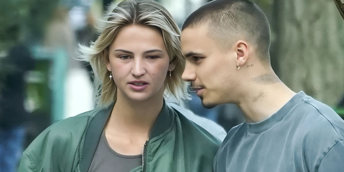 Romeo Beckham and Mia Regan