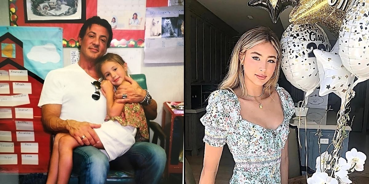 Scarlet Stallone then and now
