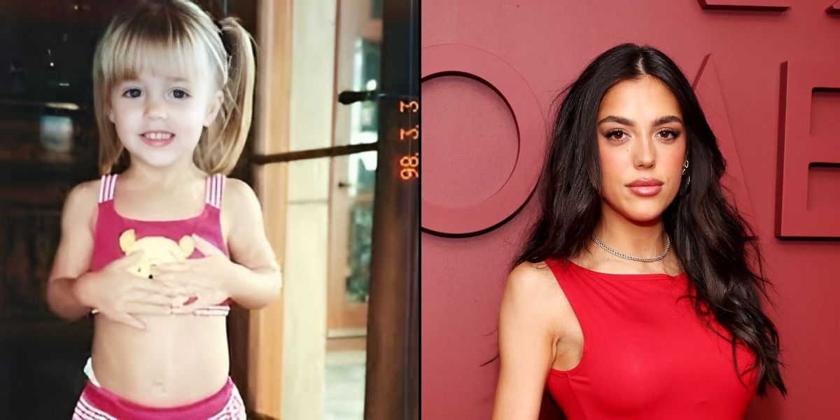 Sistine Stallone then and now