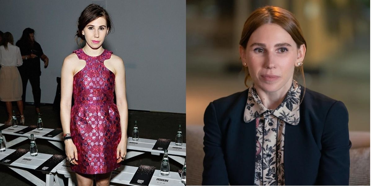 Zosia Mamet then and now