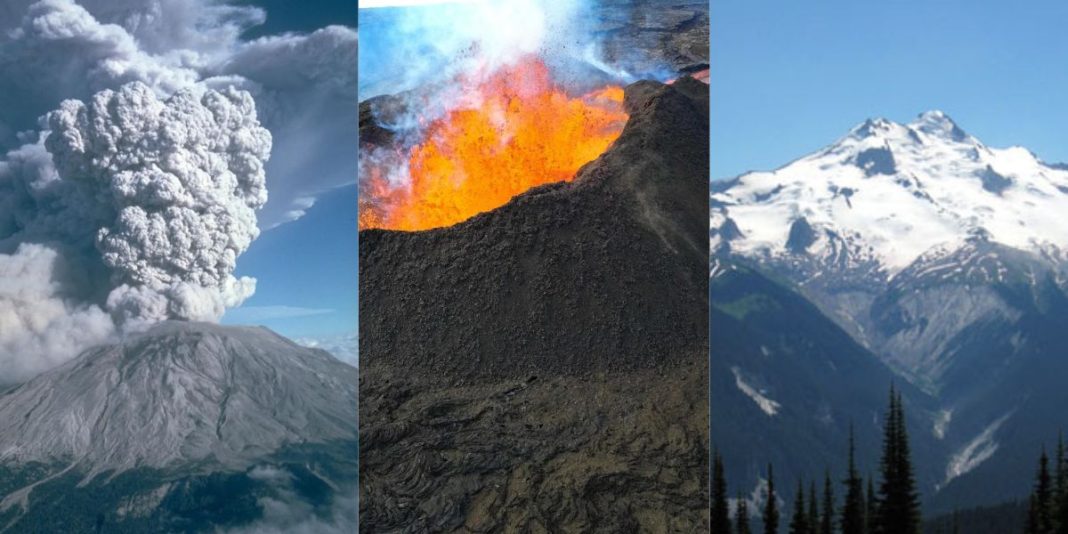 20+ volcanoes in the US that can erupt explosively any day
