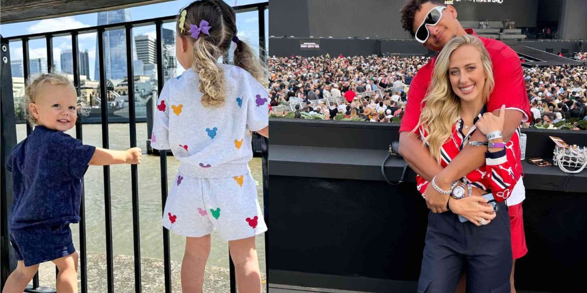 Brittany Mahomes and Patrick Mahomes