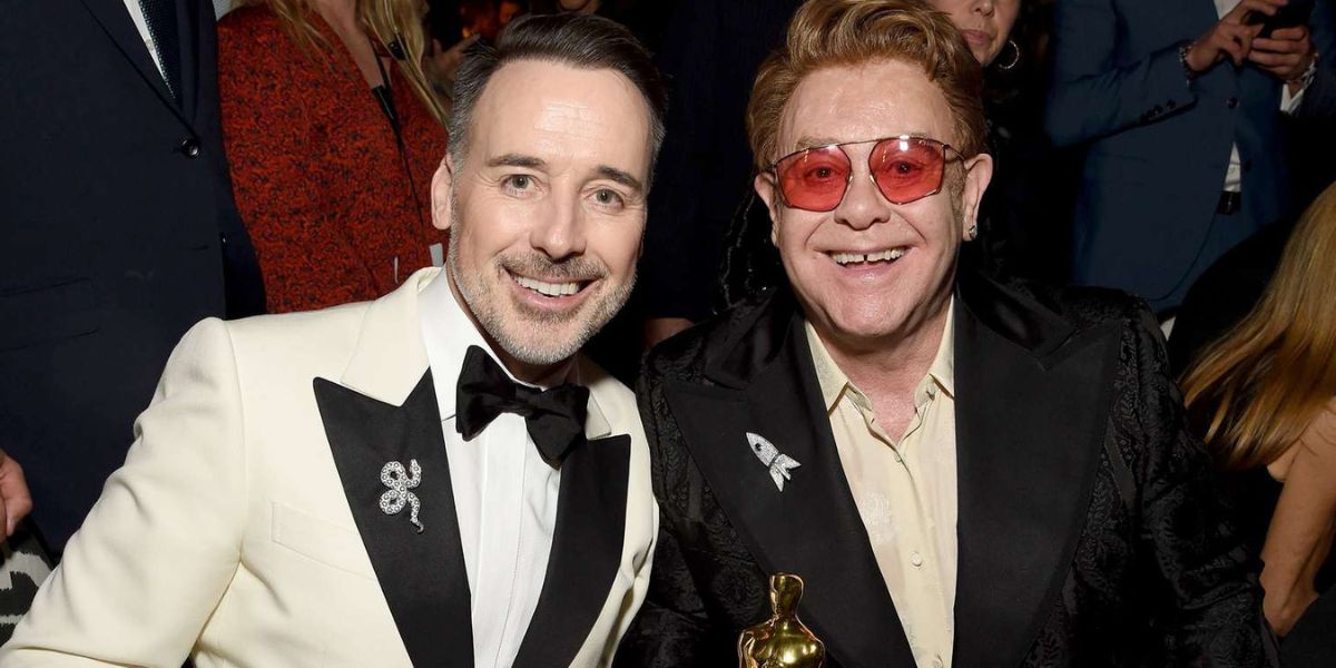 David Furnish and Elton John