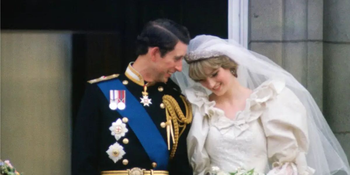 Diana and Prince Charles on Buckingham Palace’s Balcony