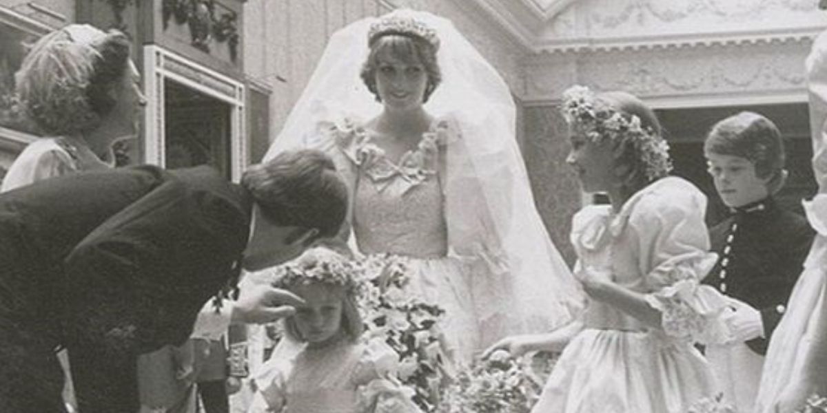 Diana with her Bridesmaids