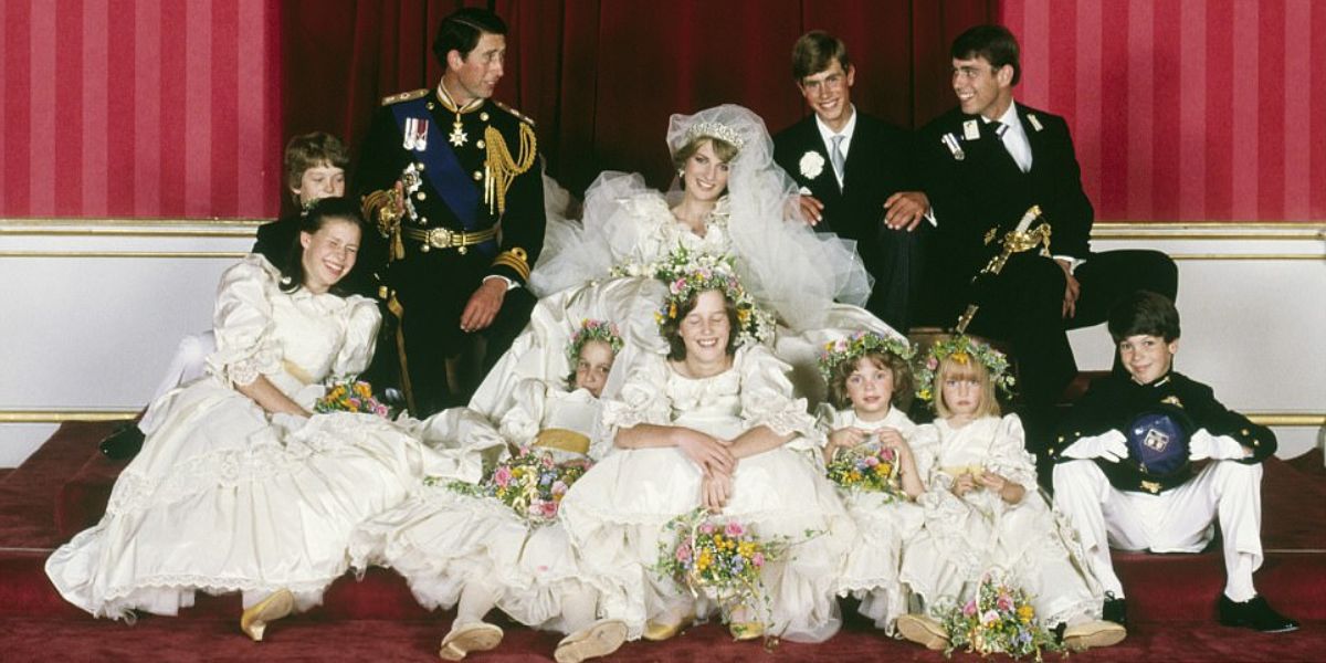 Diana’s Bridesmaids Outfits Matched Her Bridal Dress