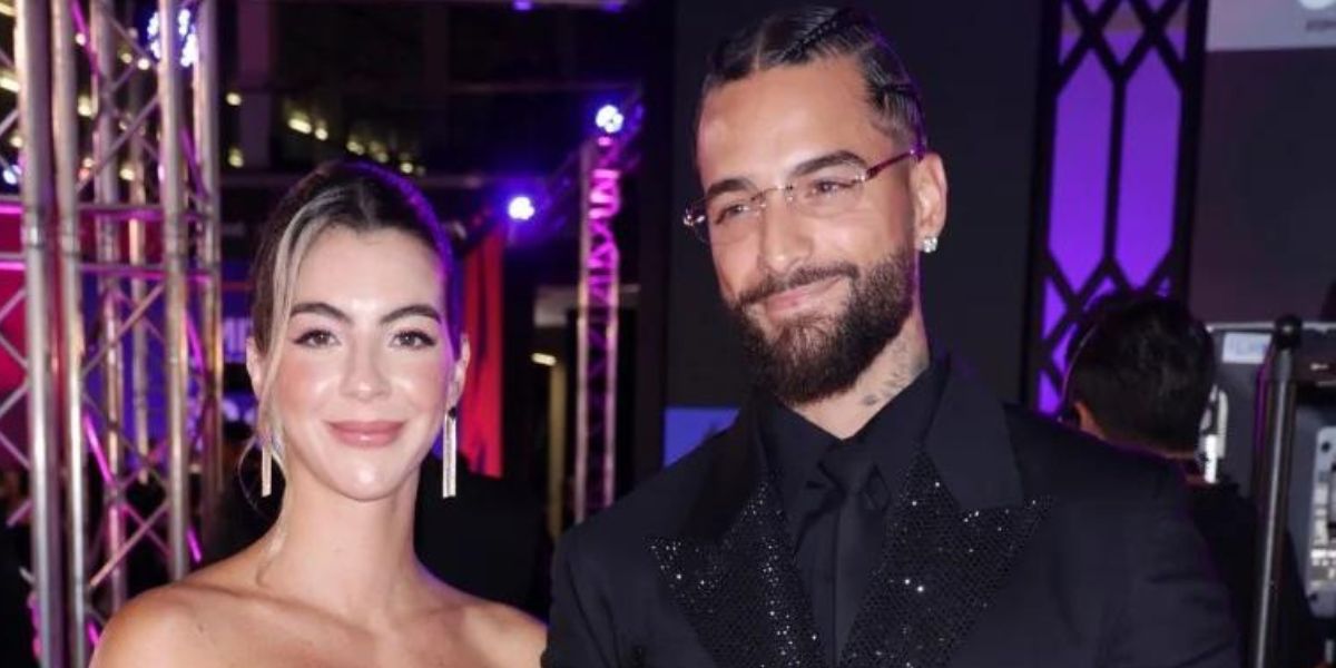 Maluma and Susana Gomez