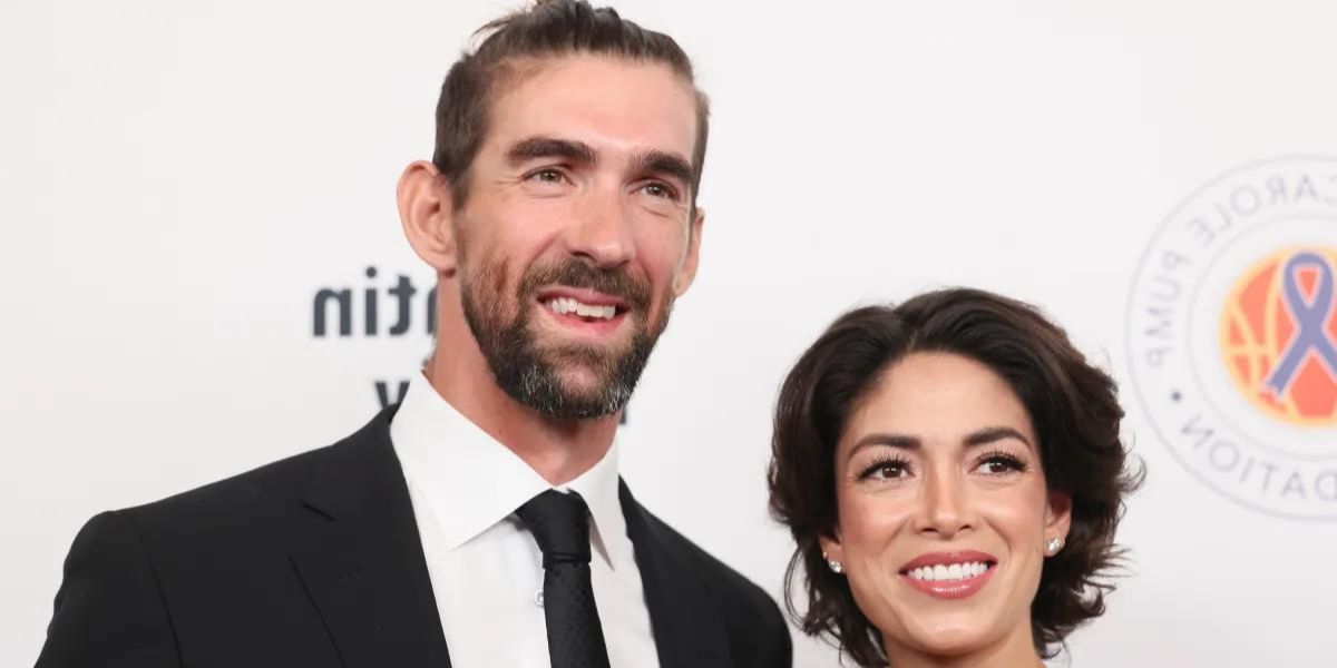 Michael Phelps and Nicole Johnson