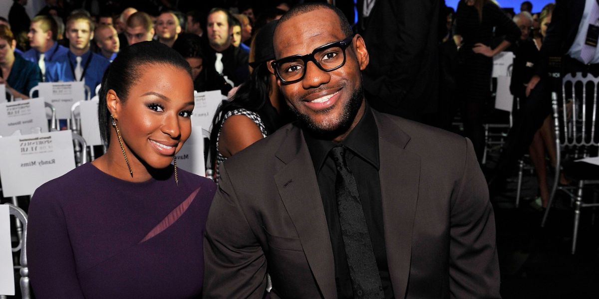 Savannah Brinson and LeBron James